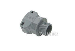 NORDUC A 183 P, für Rohrschützer 17mm, Außengewinde PG16, IP65, PA6, grau, 